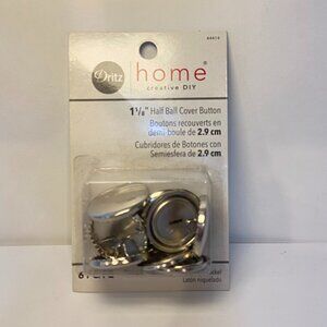 Dritz Home Half-Ball Cover Buttons 1 1/8" 6pc